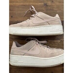Nike Air Force 1 Womens Size 12 Sage Low Particle Beige 2018 Hipster Y2K 90s 80s